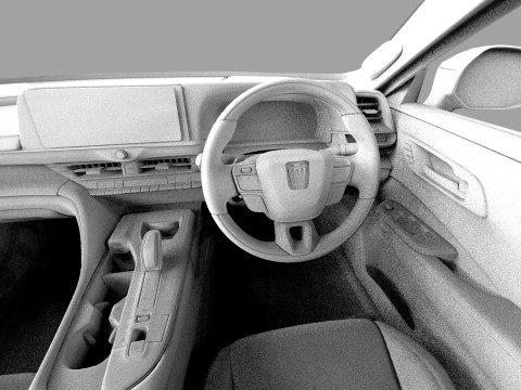 Toyota Crown Cross 2022 HQ interior 3D मॉडल