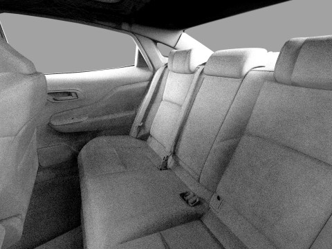 Toyota Crown Cross 2022 HQ interior 3D मॉडल