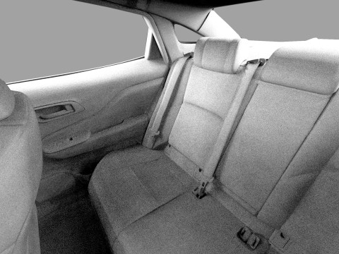 Toyota Crown Cross 2022 HQ interior 3D मॉडल