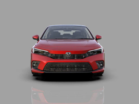 Honda Civic Sedan 2022 HQ interior 3D Model