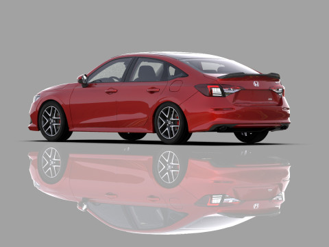 Honda Civic Sedan 2022 HQ interior 3Dモデル