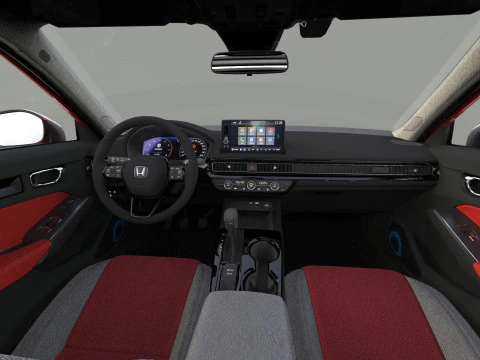 Honda Civic Sedan 2022 HQ interior 3D Model