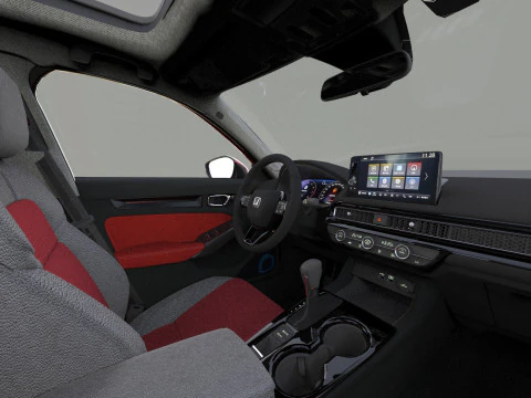 Honda Civic Sedan 2022 HQ interior 3D Model