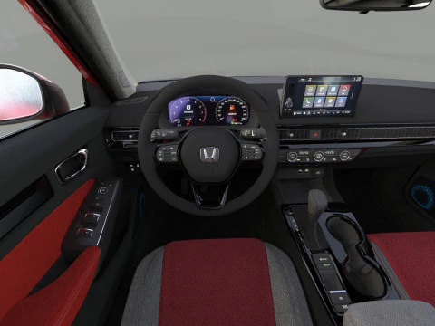 Honda Civic Sedan 2022 HQ interior 3D Model
