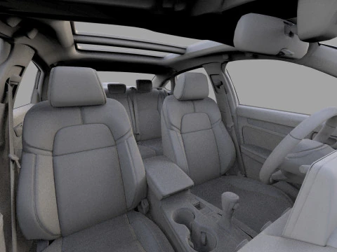 Honda Civic Sedan 2022 HQ interior 3D Model