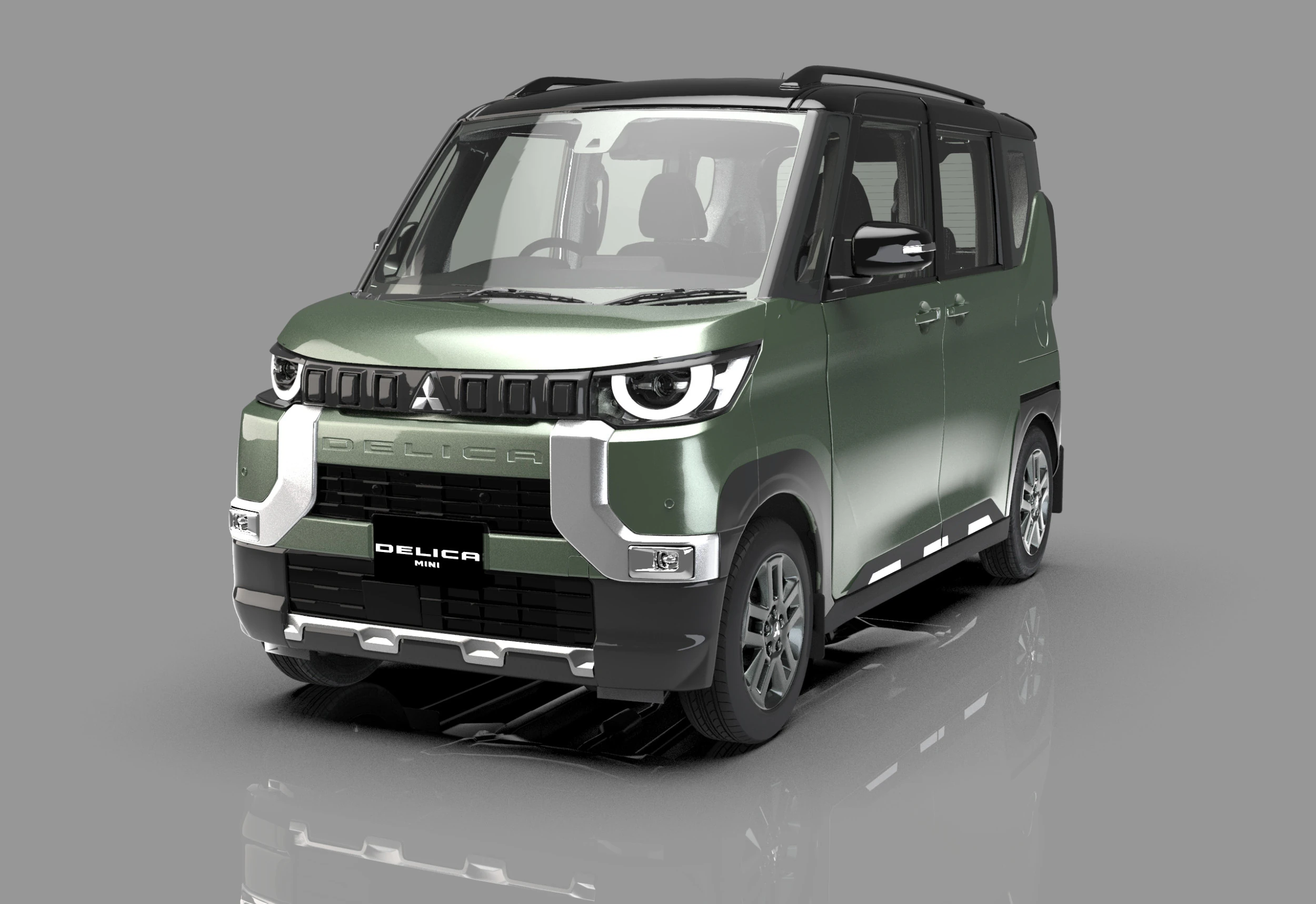 Mitsubishi Delica Mini 2023 HQ interior 3D Model .c4d .max .obj .3ds .fbx .stl .blend 