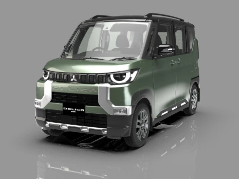 Mitsubishi Delica Mini 2023 HQ interior 3D Model