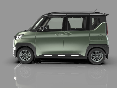 Mitsubishi Delica Mini 2023 HQ interior 3D Model