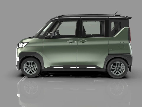 Mitsubishi Delica Mini 2023 HQ interior 3D Model