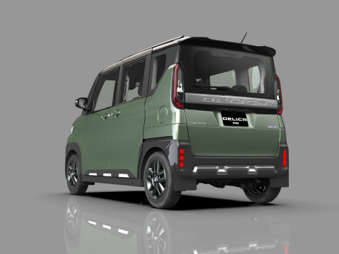 Mitsubishi Delica Mini 2023 HQ interior 3D Model