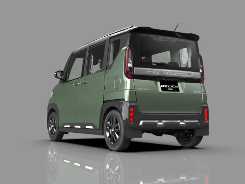 Mitsubishi Delica Mini 2023 HQ interior 3D Model