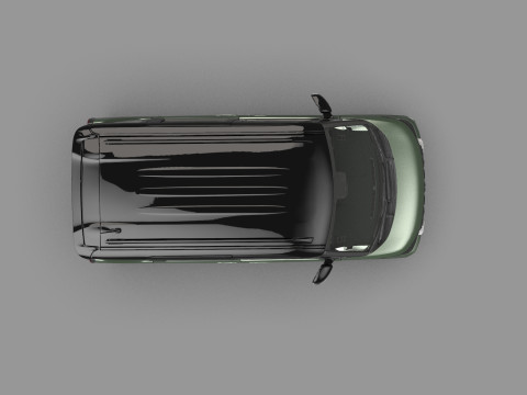 Mitsubishi Delica Mini 2023 HQ interior 3D Model