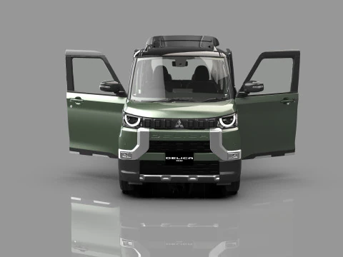 Mitsubishi Delica Mini 2023 HQ interior 3D Model