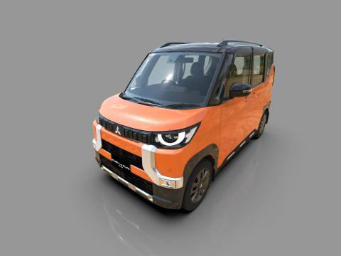 Mitsubishi Delica Mini 2023 HQ interior 3D Model