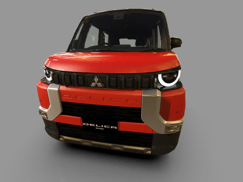 Mitsubishi Delica Mini 2023 HQ interior 3D Model