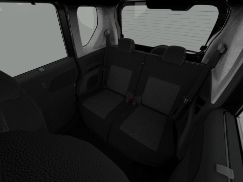 Mitsubishi Delica Mini 2023 HQ interior 3D Model