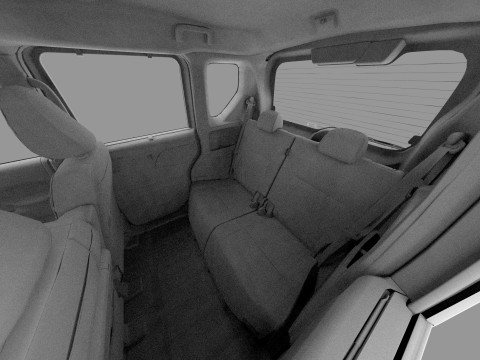 Mitsubishi Delica Mini 2023 HQ interior 3D Model