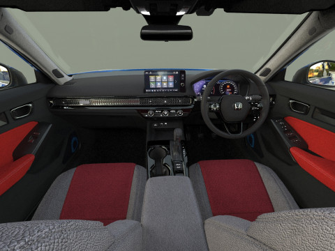 Honda Civic Hatchback 2022 HQ interior 3D 模型