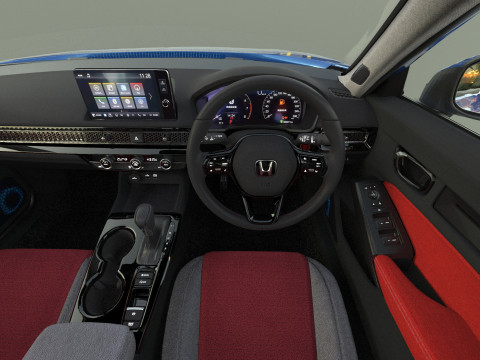Honda Civic Hatchback 2022 HQ interior 3D 模型