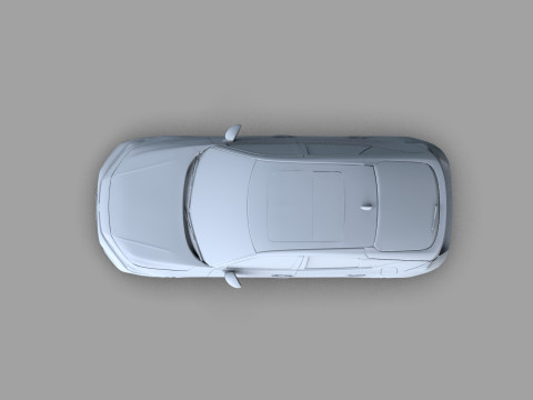 Honda Civic Hatchback 2022 HQ interior 3D 模型