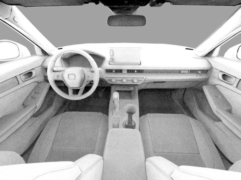 Honda Civic Hatchback 2022 HQ interior 3D 模型