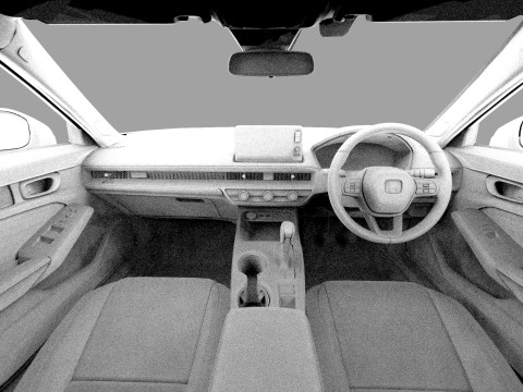 Honda Civic Hatchback 2022 HQ interior 3D 模型
