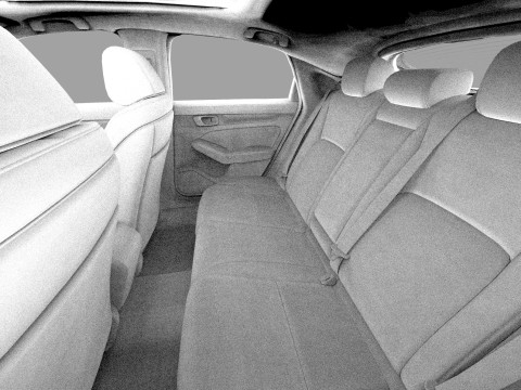 Honda Civic Hatchback 2022 HQ interior 3D 模型