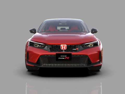 Honda Civic Type R 2022 Mugen bodykit HQ interior Modello 3D