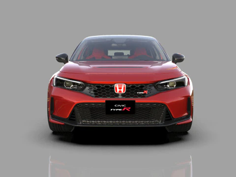 Honda Civic Type R 2022 Mugen bodykit HQ interior 3D Model