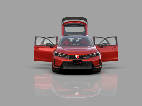 Honda Civic Type R 2022 Mugen bodykit HQ interior Modello 3D