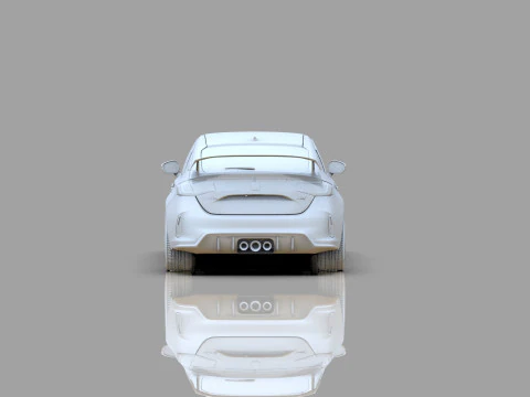 Honda Civic Type R 2022 Mugen bodykit HQ interior 3D Model