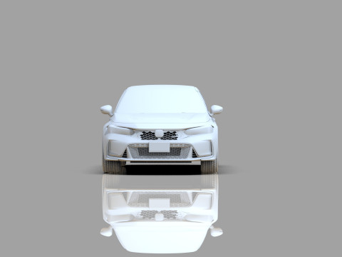 Honda Civic Type R 2022 Mugen bodykit HQ interior Modello 3D