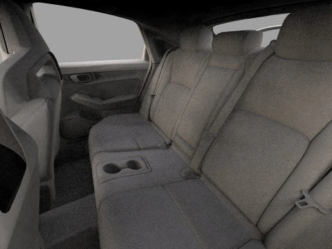 Honda Civic Type R 2022 Mugen bodykit HQ interior 3D Model