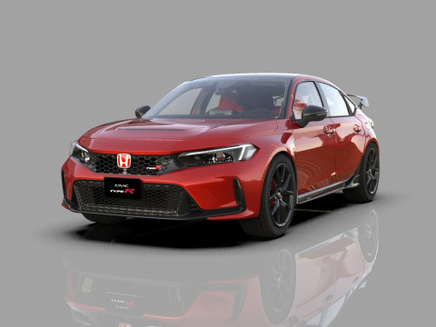 Honda Civic Type R 2022 Mugen bodykit HQ interior 3D Model