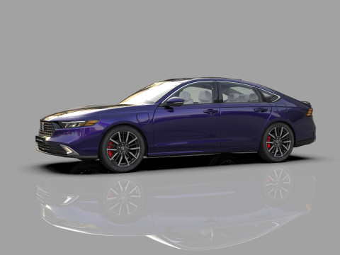 Honda Accord 2023 HQ interior Modello 3D