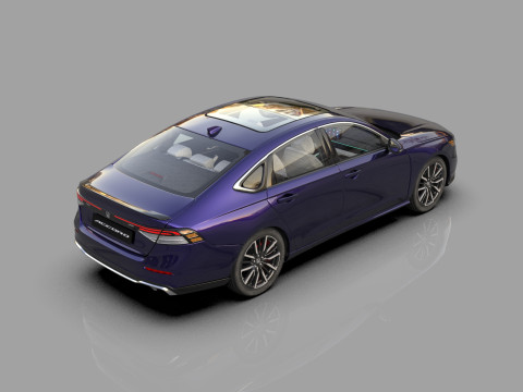 Honda Accord 2023 HQ interior Modello 3D