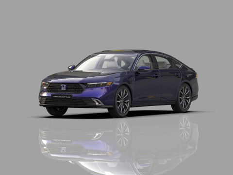 Honda Accord 2023 HQ interior Modello 3D
