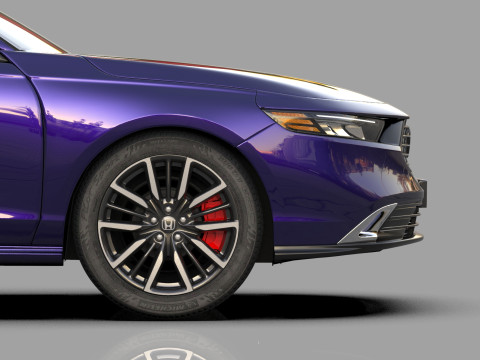 Honda Accord 2023 HQ interior Modello 3D