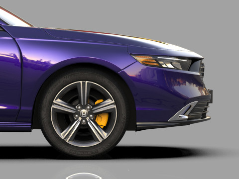 Honda Accord 2023 HQ interior Modello 3D