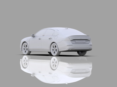 Honda Accord 2023 HQ interior Modello 3D