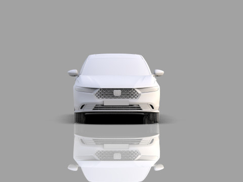 Honda Accord 2023 HQ interior Modello 3D