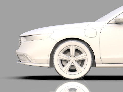 Honda Accord 2023 HQ interior Modello 3D