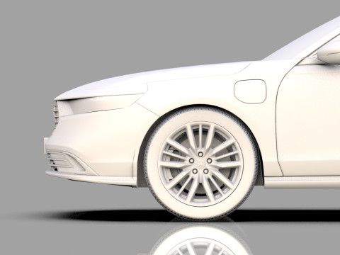 Honda Accord 2023 HQ interior Modello 3D