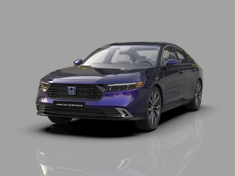 Honda Accord 2023 HQ interior 3D Model