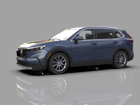 Honda CRV 2023 HQ interior 3D Model