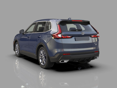 Honda CRV 2023 HQ interior 3D Model