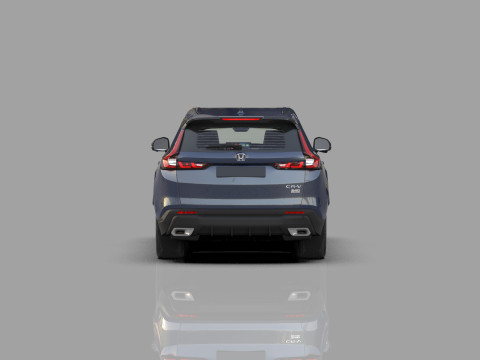 Honda CRV 2023 HQ interior 3D Model