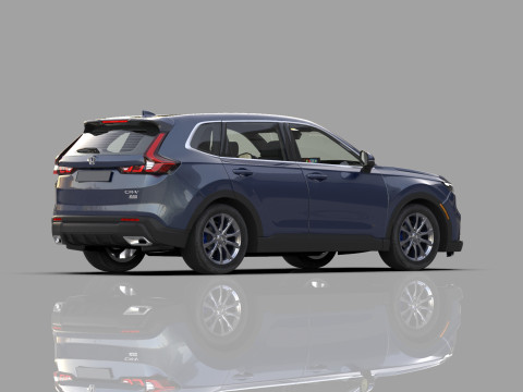 Honda CRV 2023 HQ interior 3D Model