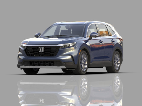 Honda CRV 2023 HQ interior 3D Model