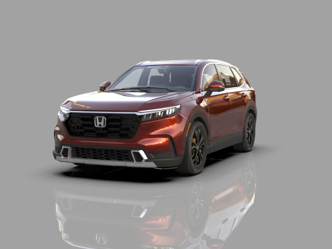 Honda CRV 2023 HQ interior 3D Model